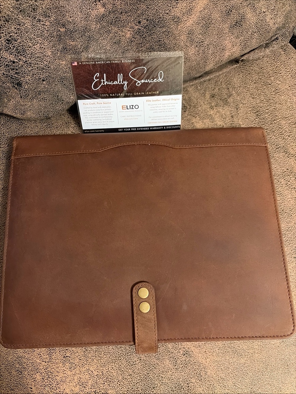 Elizo Leather PORTFOLIO ORGANIZER
